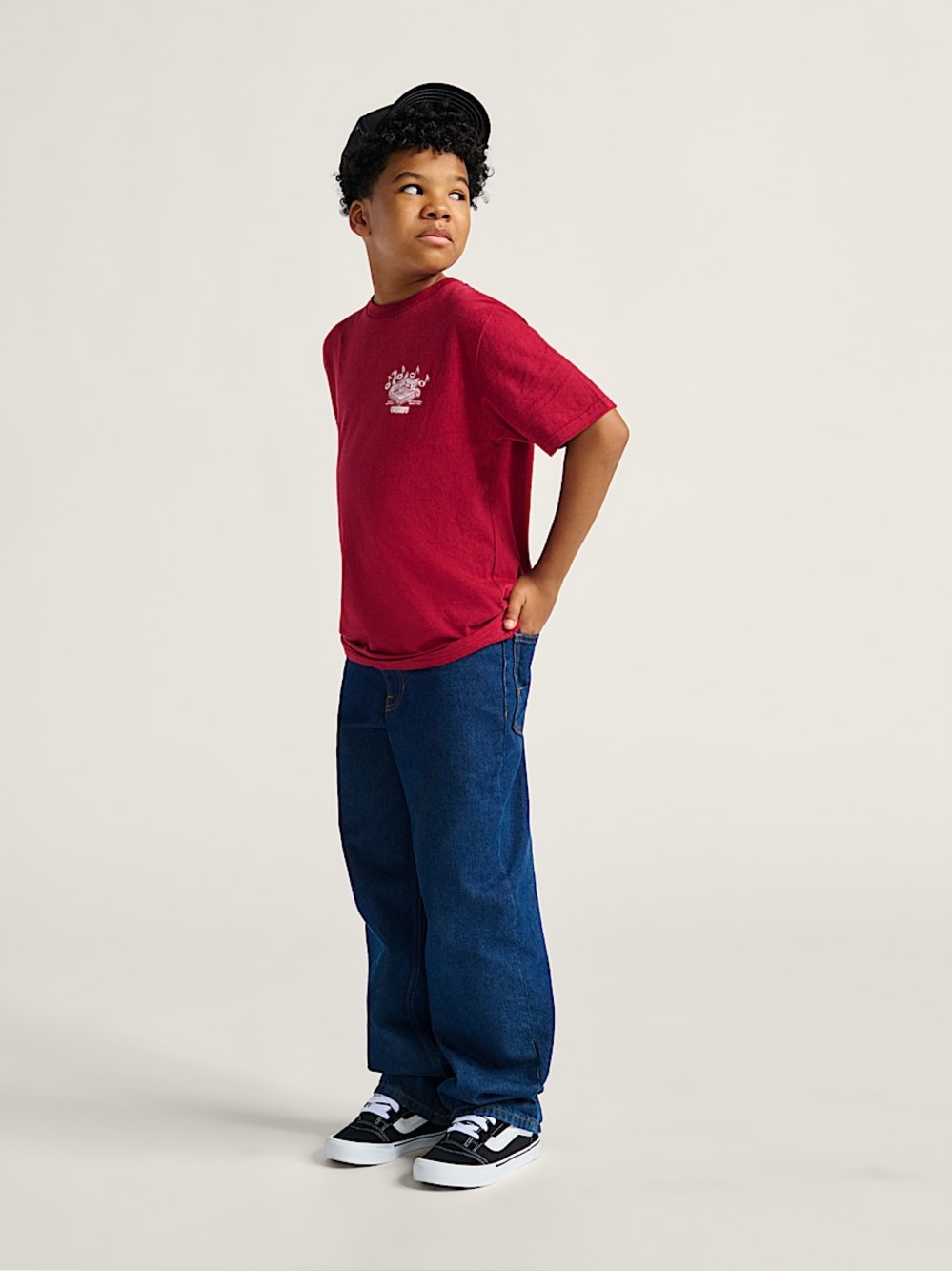 Vans Kids Check-5 Loose Denim Pants Sz 27/14